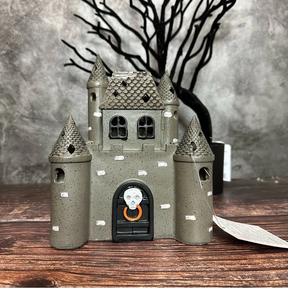 Target Halloween Village Set Haunted House, Castle, Candy Store
